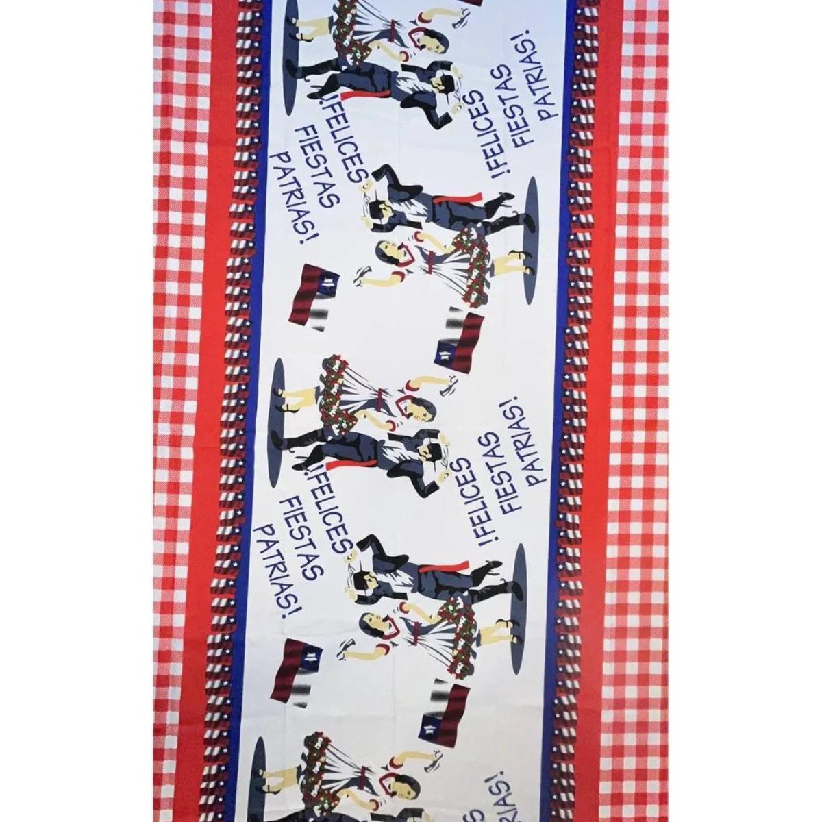 Mantel Chile Fiestas Patrias Resistente a las  Manchas
